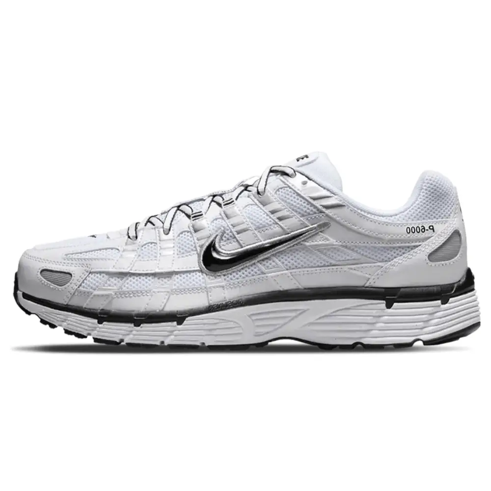 Nike P-6000 'White Metallic Silver Black' B48F236