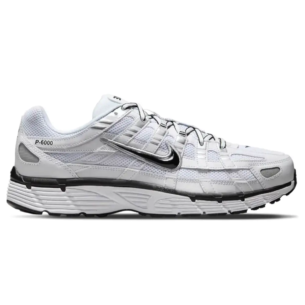 Nike P-6000 'White Metallic Silver Black' B48F236