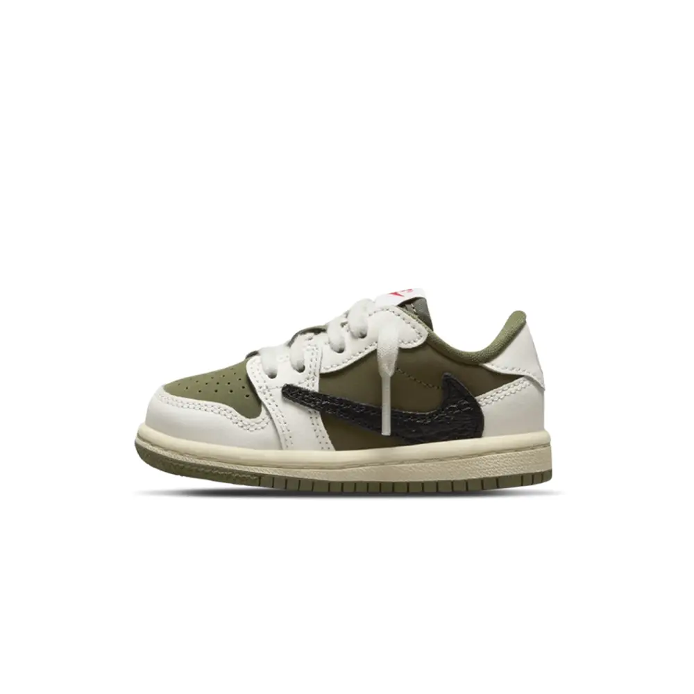 Travis Scott x Air Jordan 1 Low OG TD 'Medium Olive'