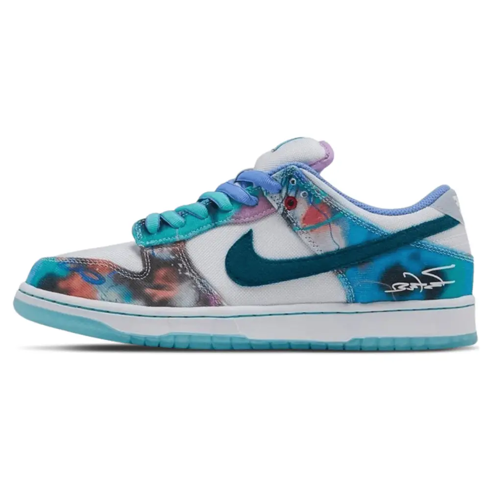 Futura Laboratories x Nike Dunk SB Low 'Bleached Aqua'