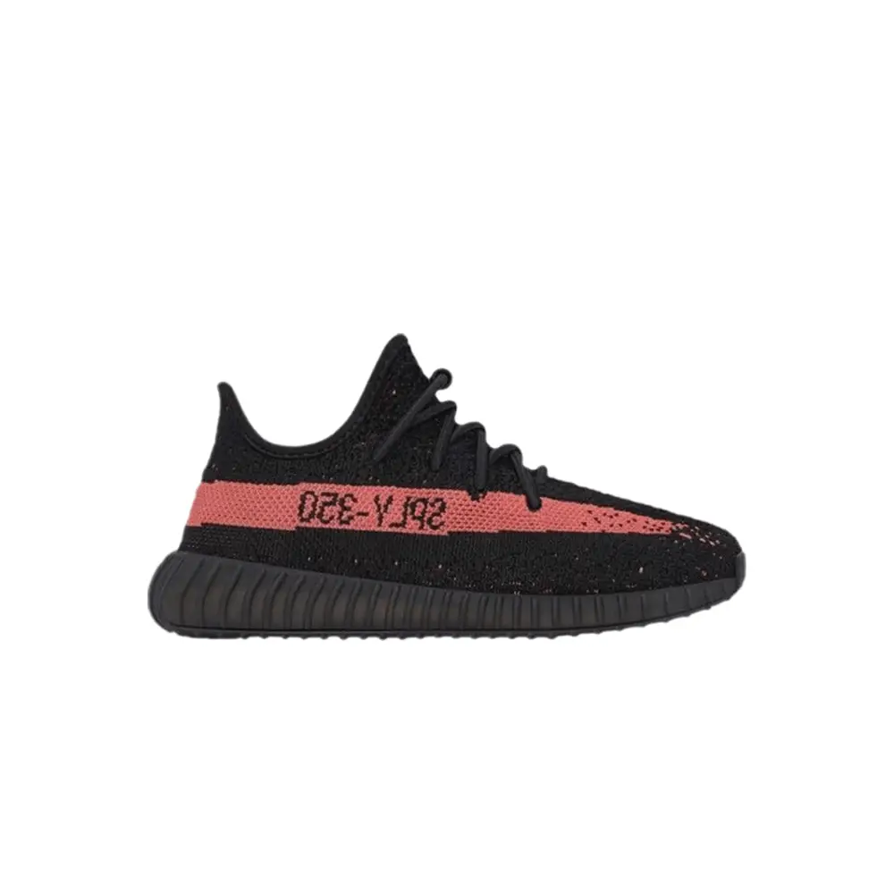 adidas Yeezy Boost 350 V2 Kids Core Black Red 94E300