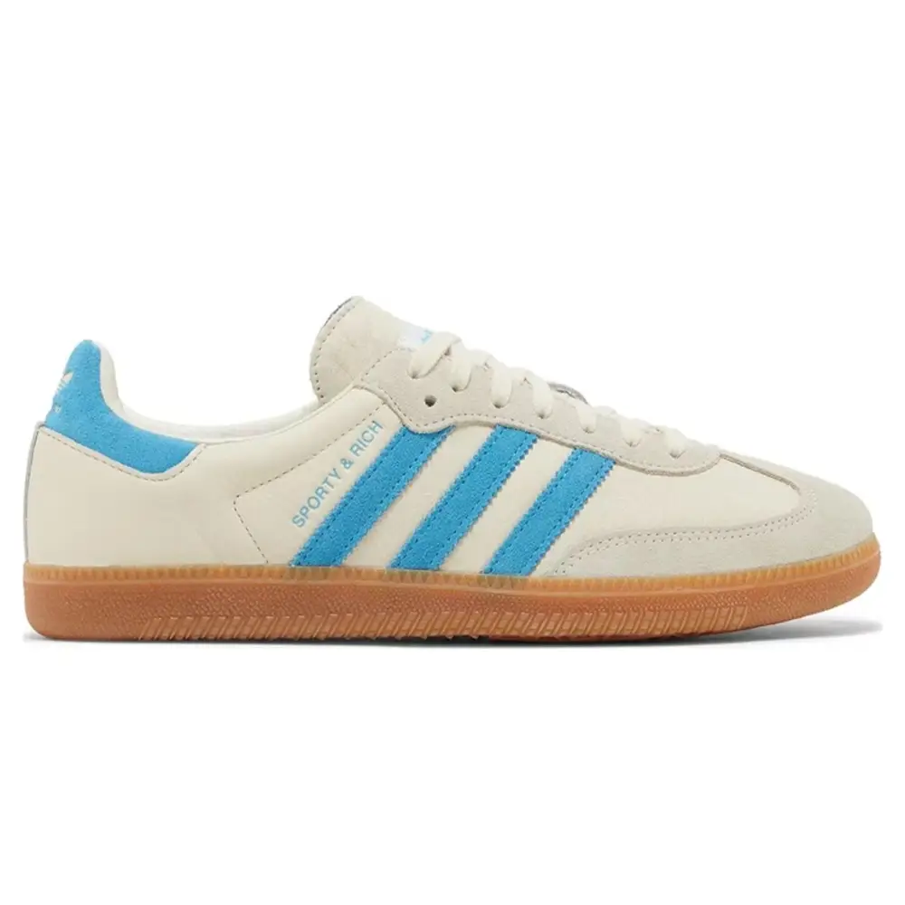 Sporty & Rich x Adidas Samba OG 'Cream Blue' 2DE7121