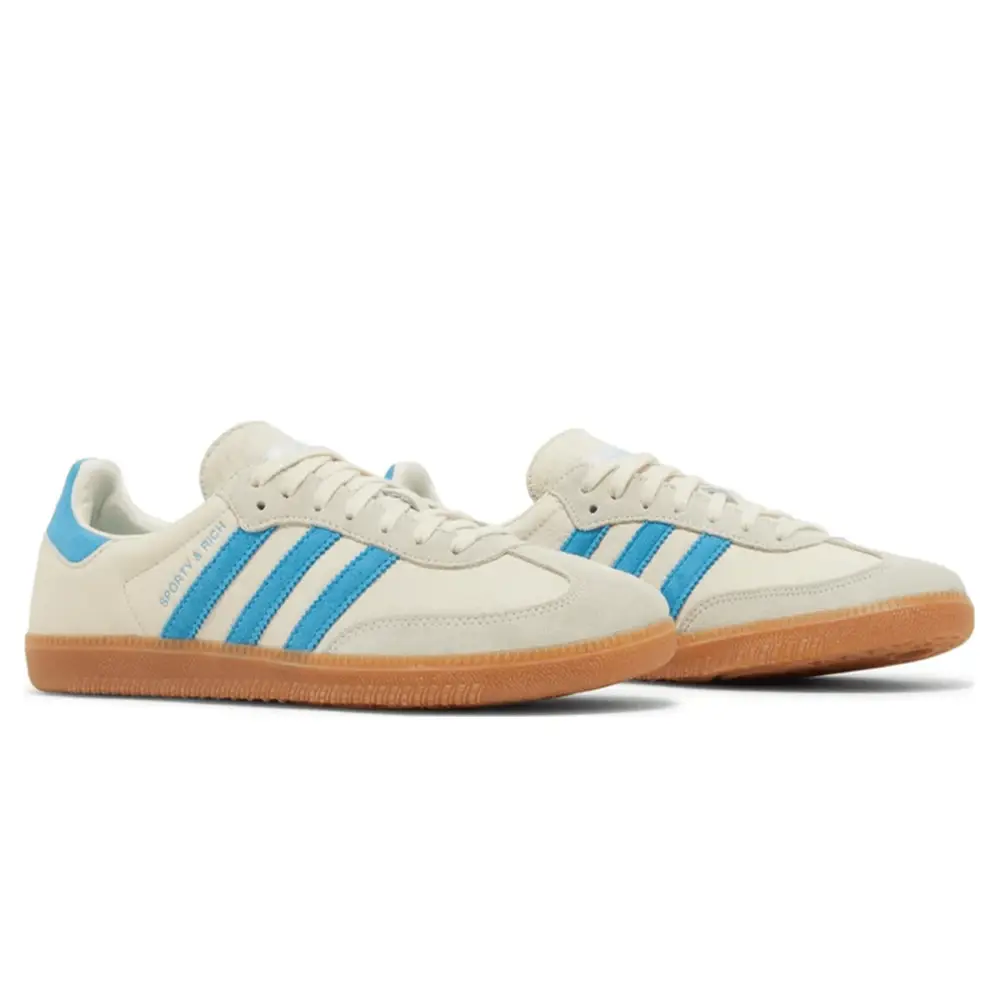 Sporty & Rich x Adidas Samba OG 'Cream Blue' 
