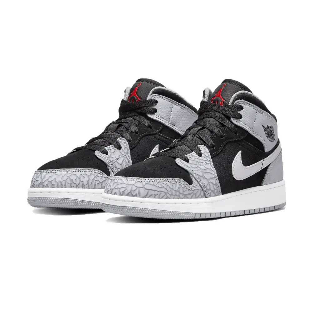 Air Jordan 1 Mid SE GS 'Elephant Toe'
