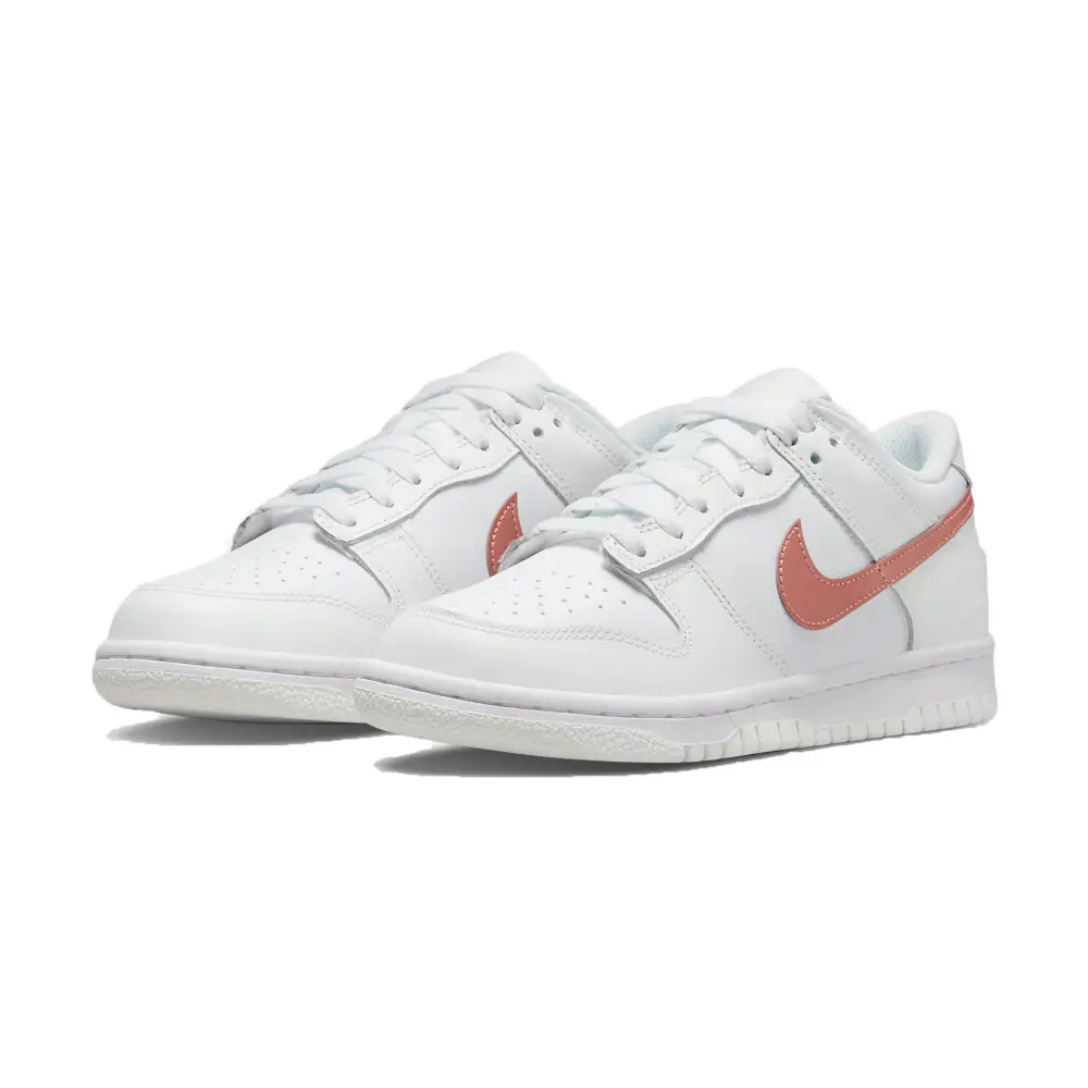 Nike Dunk Low GS 'White Metallic Red Bronze'