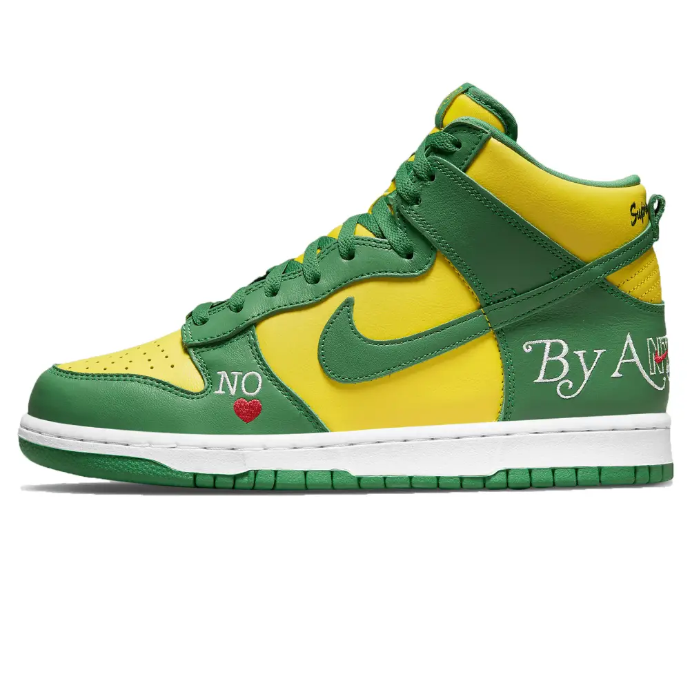 Supreme x Nike Dunk High SB 'By Any Means - Brazil' 9A075659