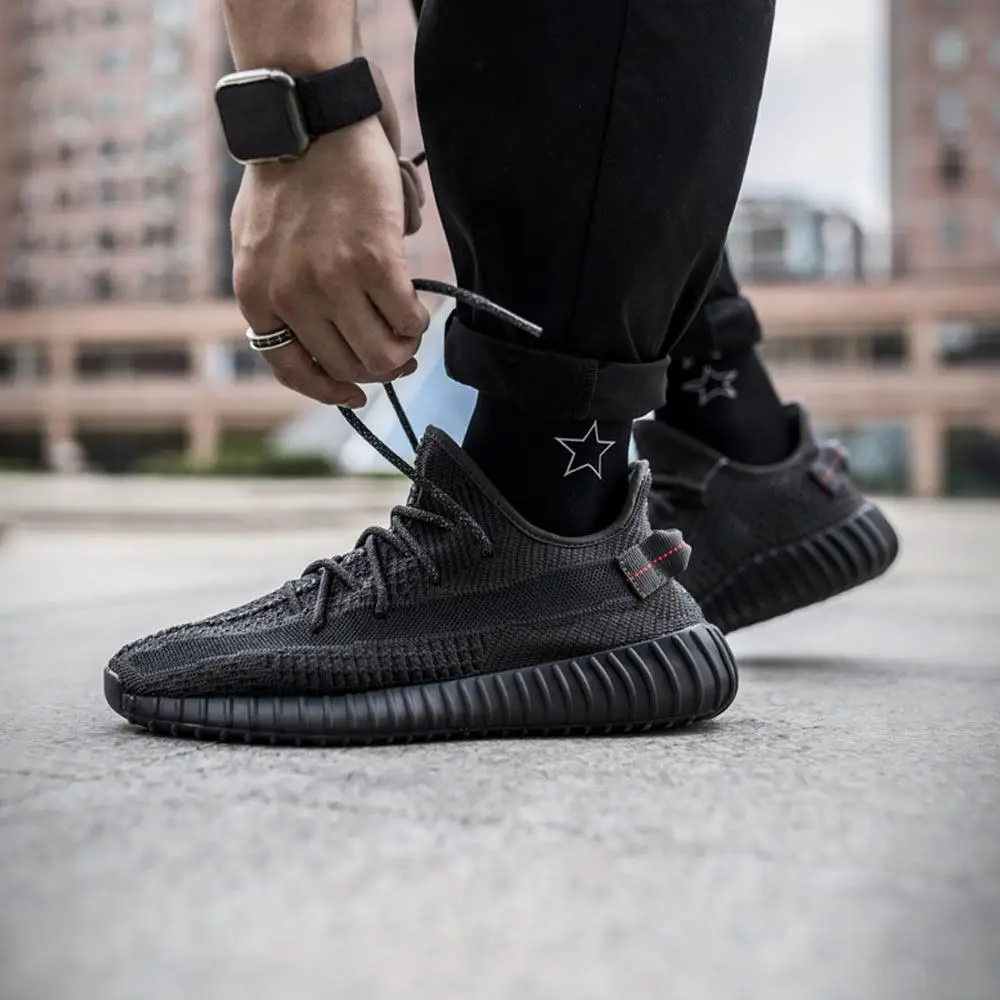 adidas Yeezy Boost 350 V2 Static Black Non-Reflective 