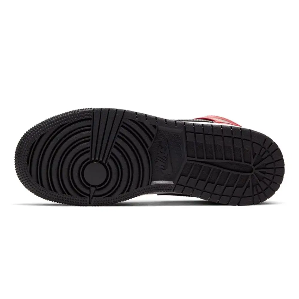 Air Jordan 1 Mid Chicago Black Toe GS 