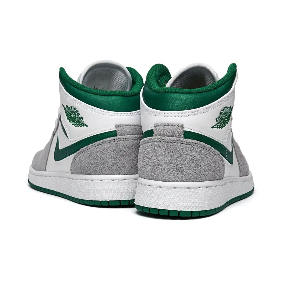 Air Jordan 1 Mid GS 'Green Grey' 