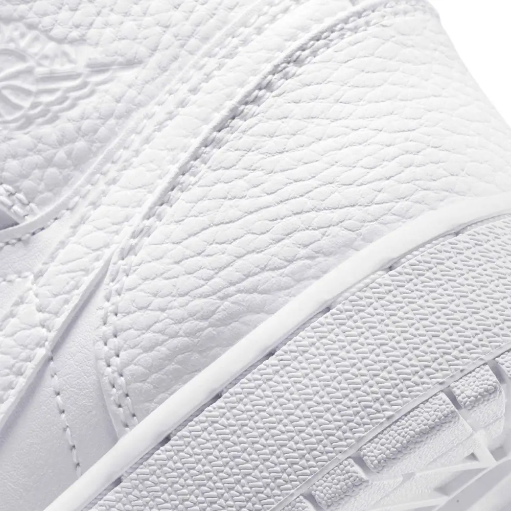 Air Jordan 1 Mid GS 'Triple White' 