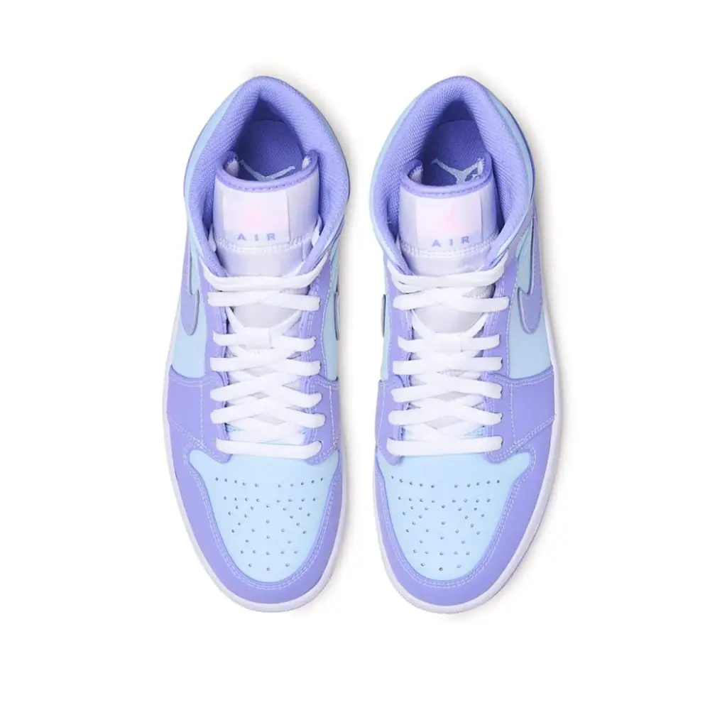 Air Jordan 1 Mid 'Purple Aqua' 