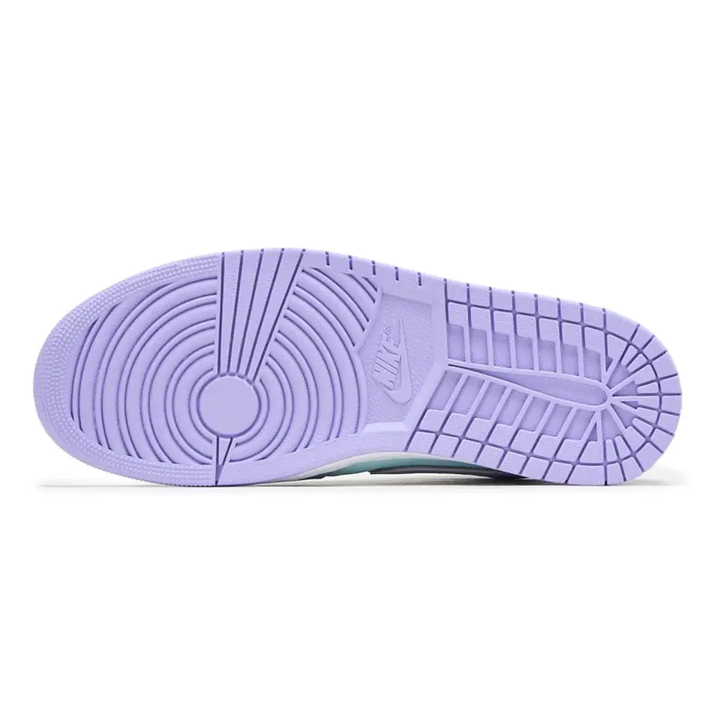 Air Jordan 1 Mid 'Purple Aqua' 