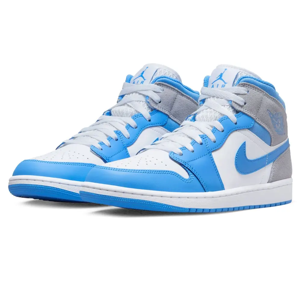 Air Jordan 1 Mid 'University Blue Grey' 194BD592