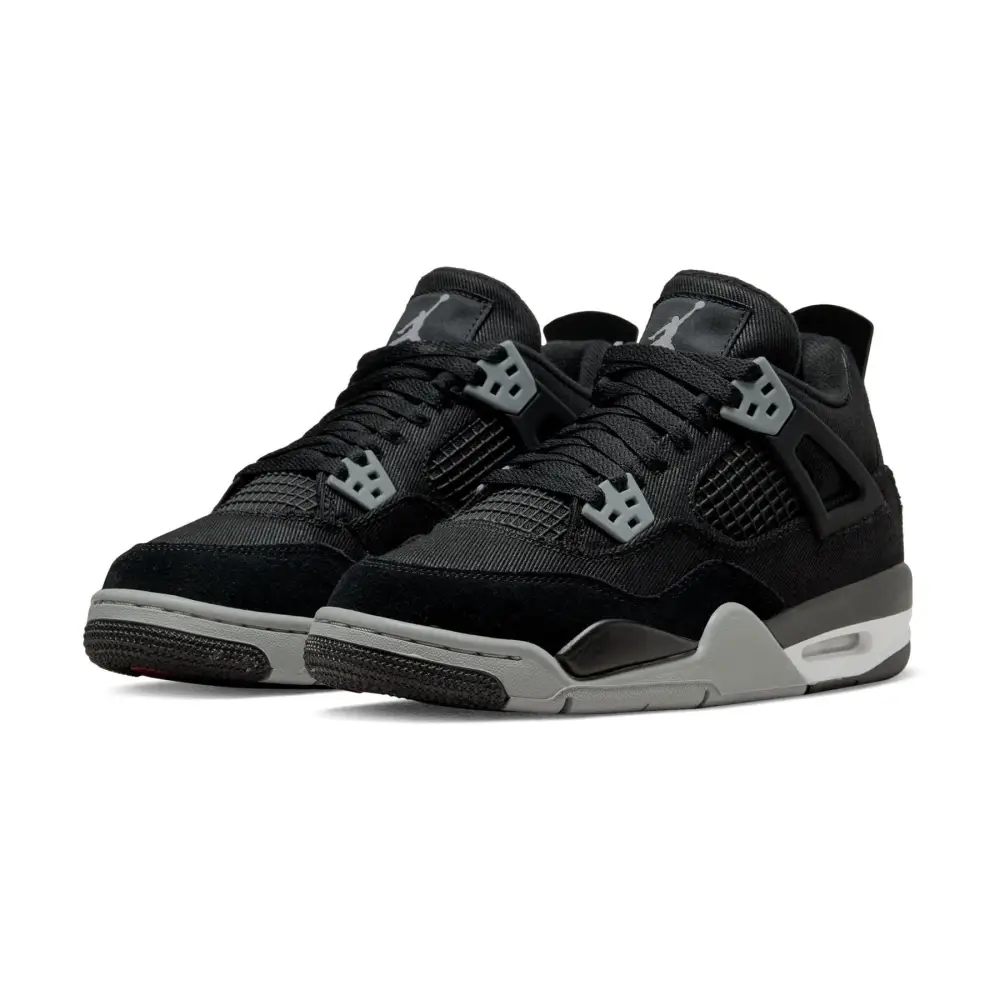 Air Jordan 4 Retro SE GS 'Black Canvas' E7234643