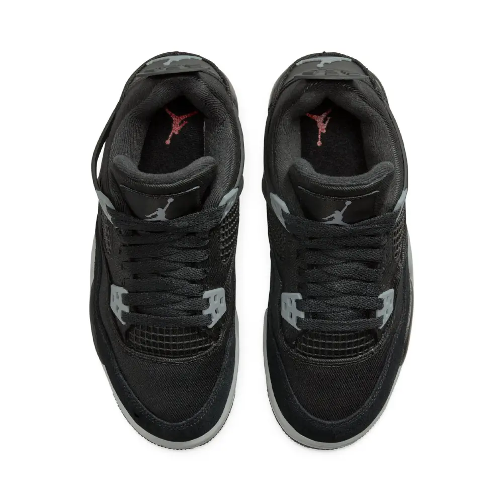 Air Jordan 4 Retro SE GS 'Black Canvas' 