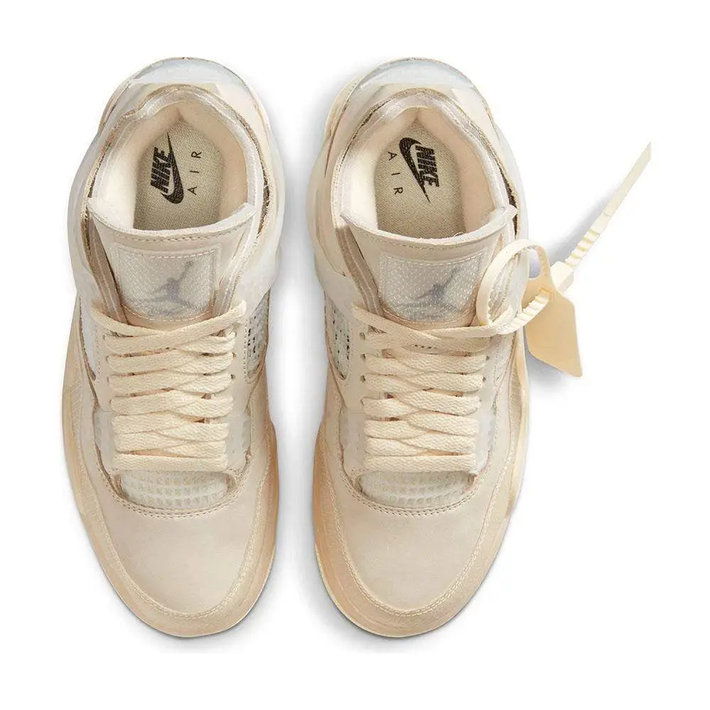 OFF-WHITE x Wmns Air Jordan 4 SP 'Sail' 