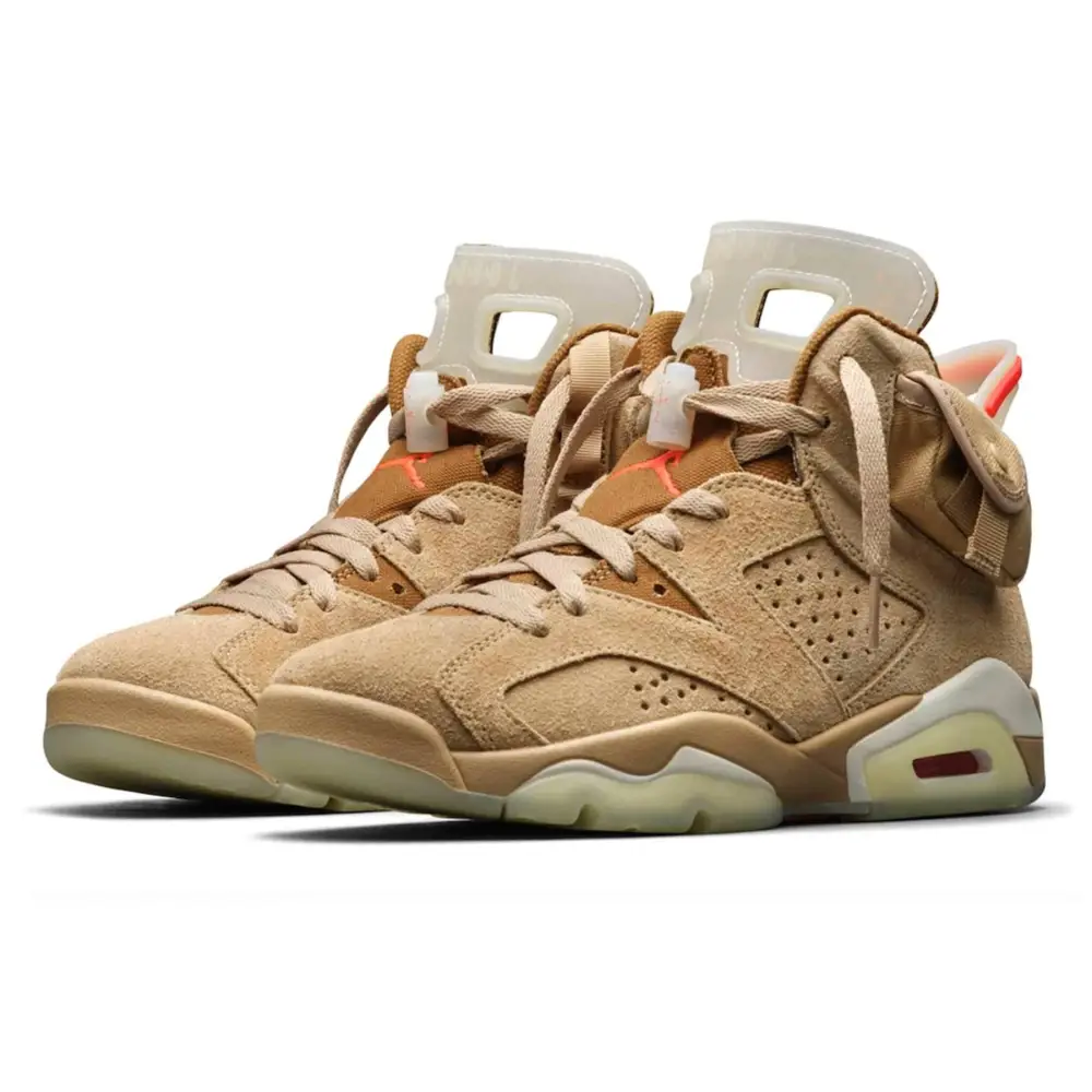 Travis Scott x Air Jordan 6 Retro 'British Khaki' 74B1516