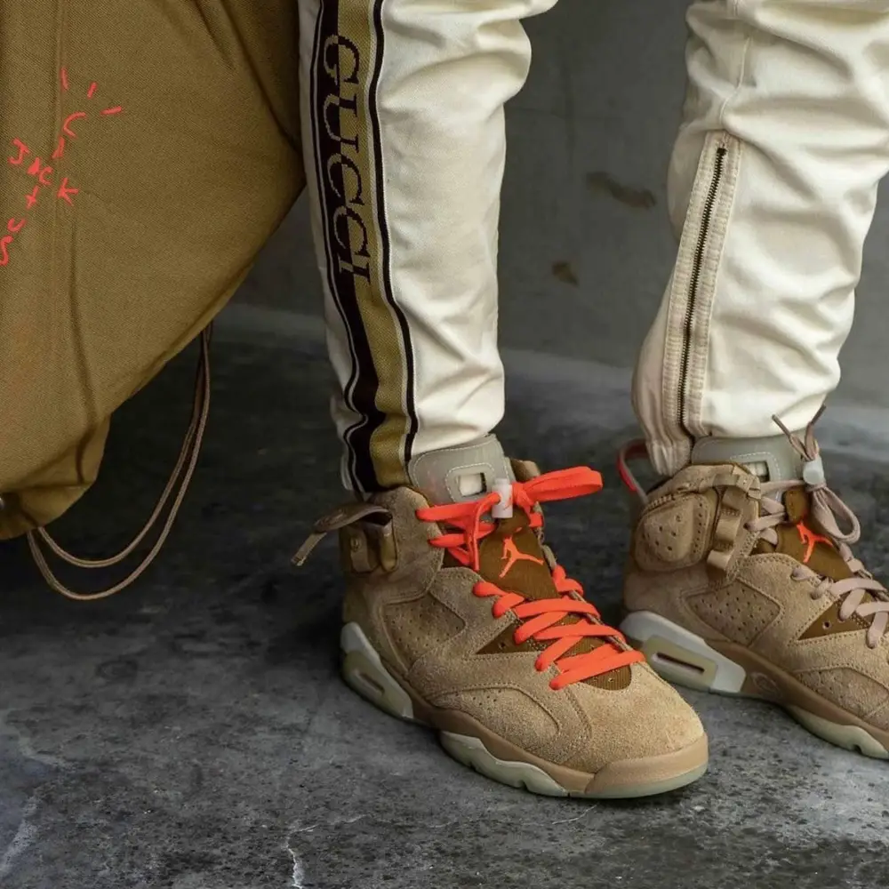 Travis Scott x Air Jordan 6 Retro 'British Khaki' 