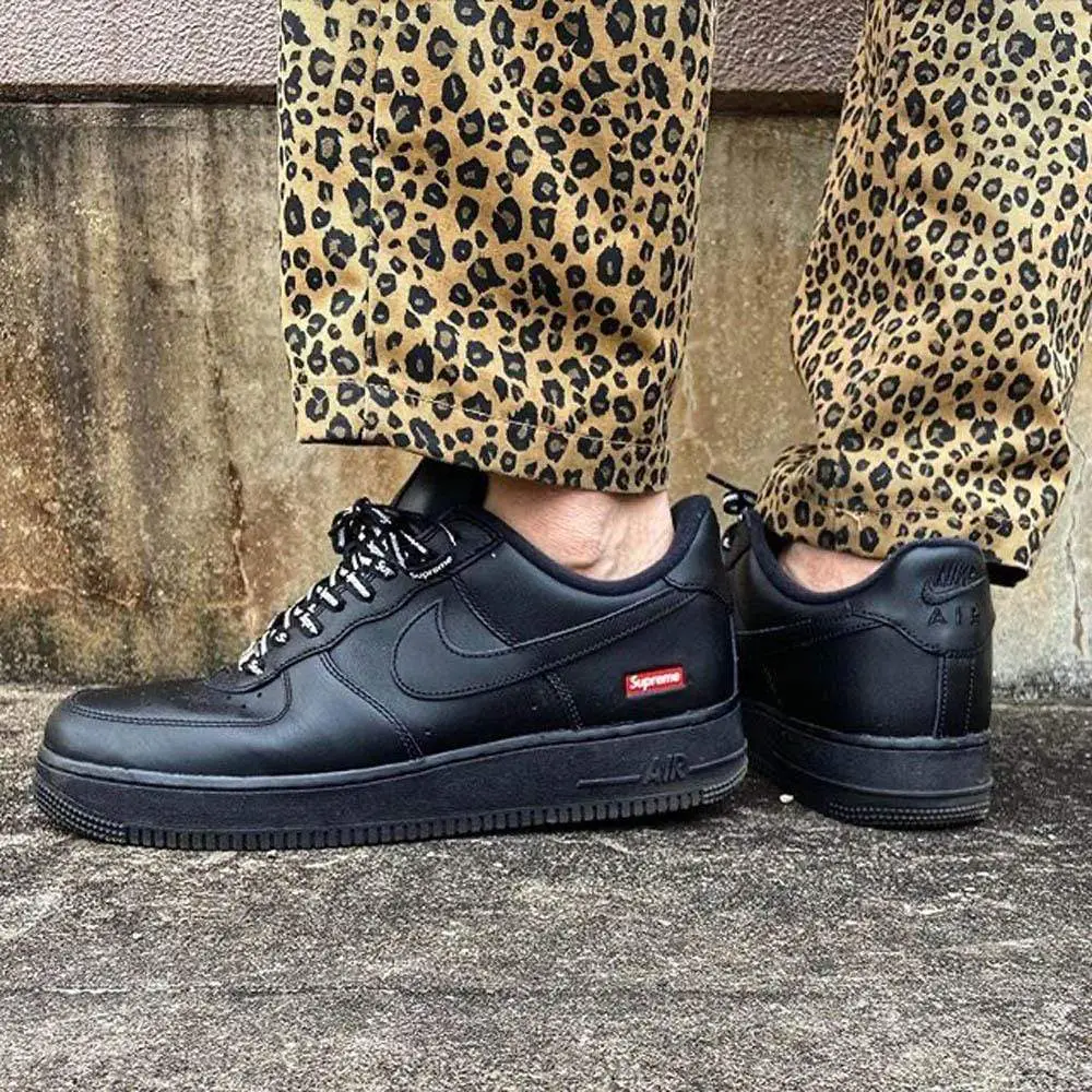 Supreme x Nike Air Force 1 Low 'Box Logo - Black' 