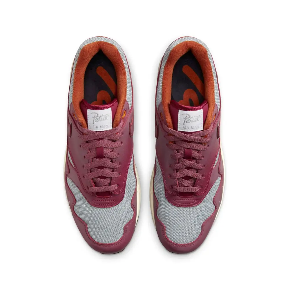 Patta x Nike Air Max 1 'Rush Maroon' 