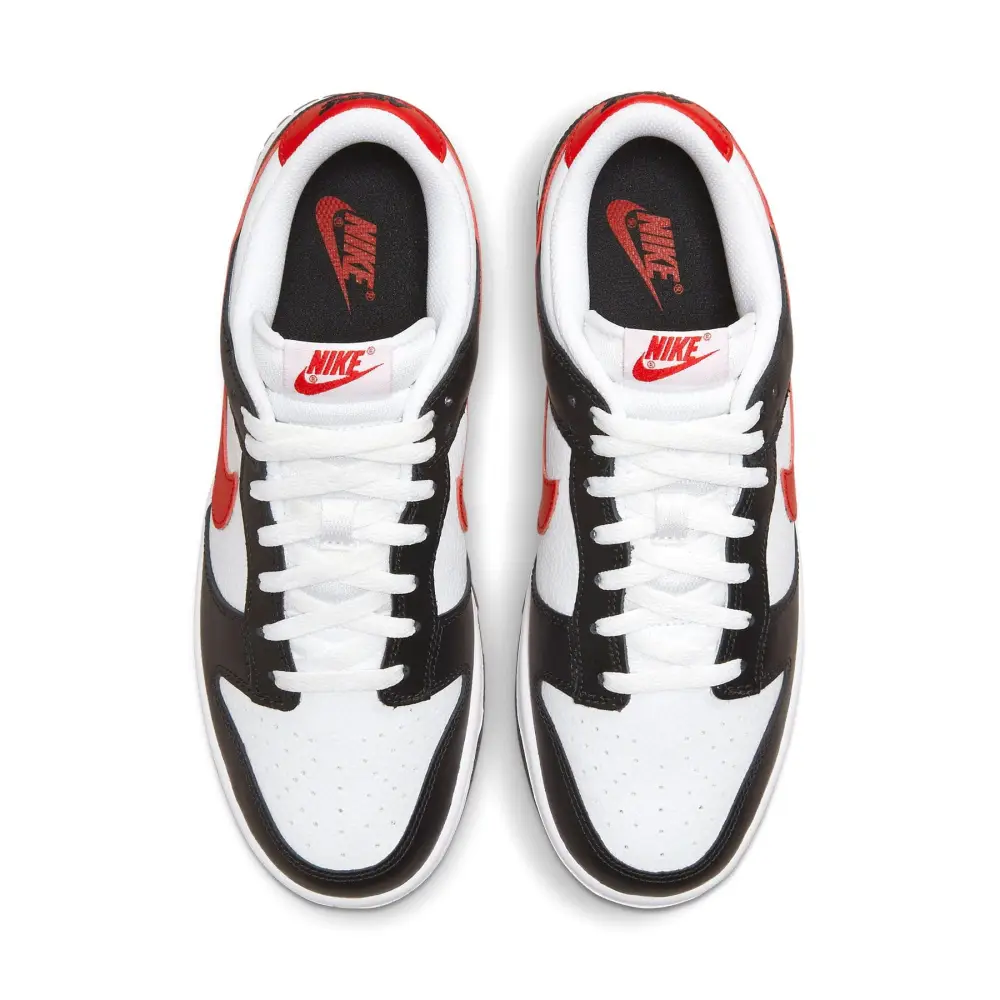 Nike Dunk Low 'Black White Red' 
