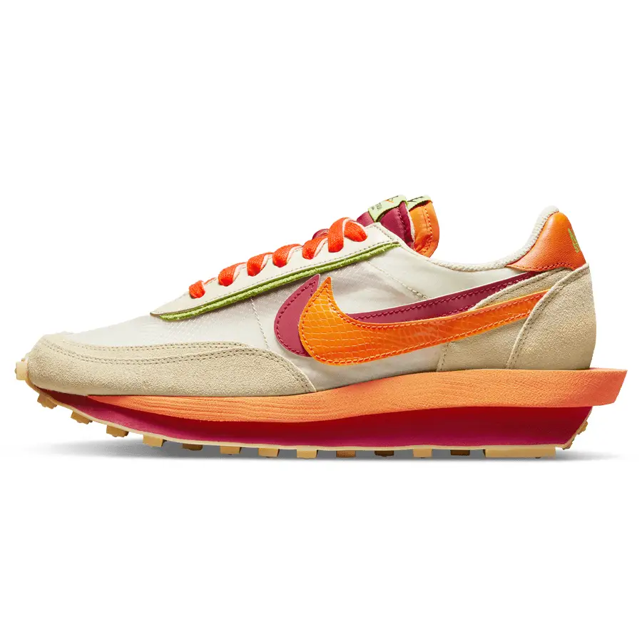 sacai x Clot x LDWaffle 'Net Orange Blaze'