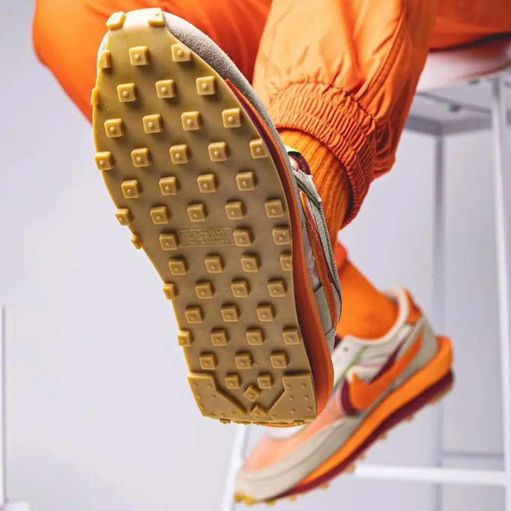sacai x Clot x LDWaffle 'Net Orange Blaze' 