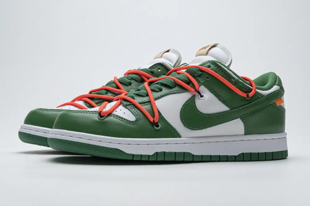 OFF-WHITE x Nike Dunk SB Low Pine Green CT0856-100 
