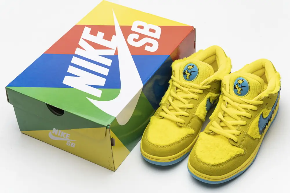 Grateful Dunk Yellow Bear Reps Dead x Nike SB Dunk Low “ Yellow Bear” CJ5378-700
