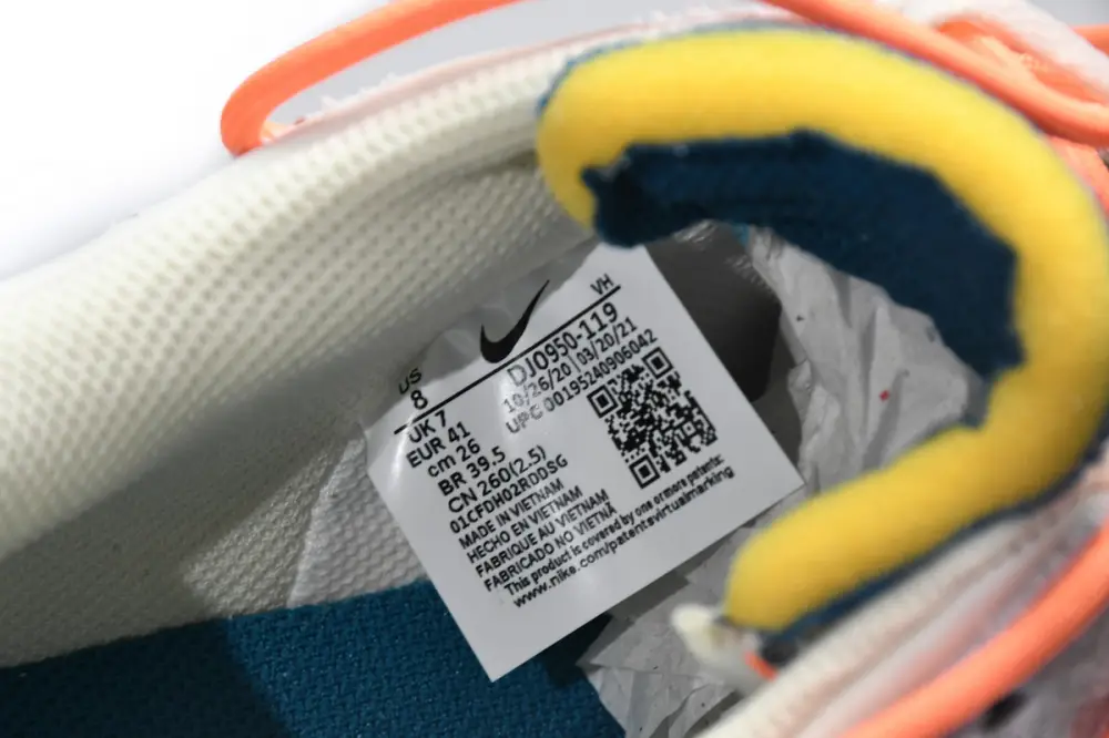 Replica Off-White Lot 19 OFF WHITE Dunk Lot 19 DJ0950-119
