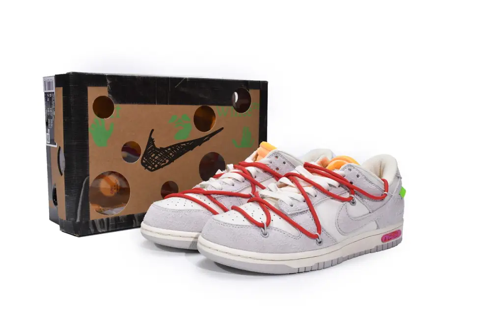 OFF 1 to 1 OFF WHITE dunk WHITE x Nike Dunk SB Low The 50 NO.40 DJ0950-103