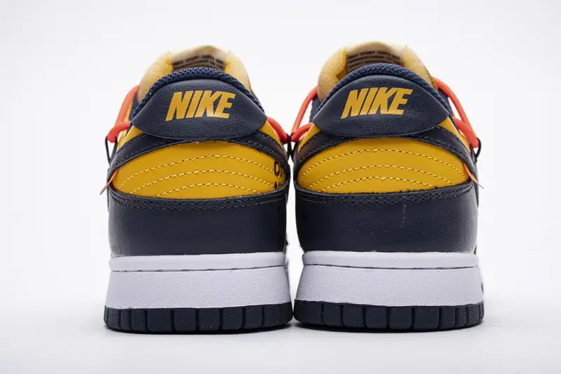 OFF WHITE x Nike Dunk SB Low White Michigan CT0856-700 
