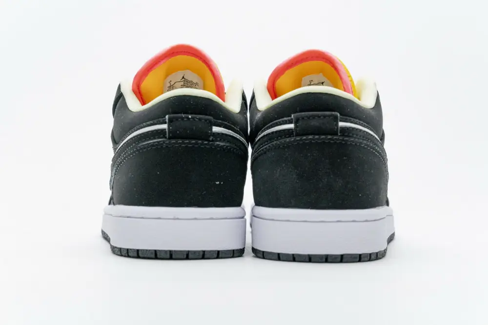 Air Jordan 1 Low Jordan 1 Low Black Aurora Green Laser Orange CK3022-013