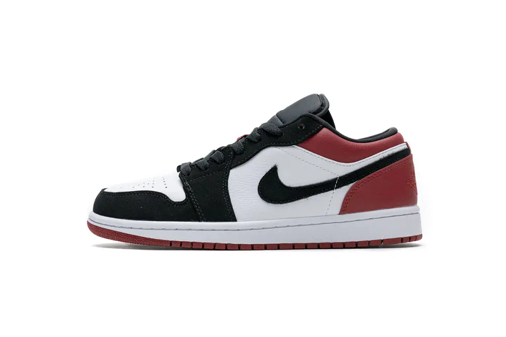 Air Jordan 1 Low Black Toe 553558-116 8BC1F1087