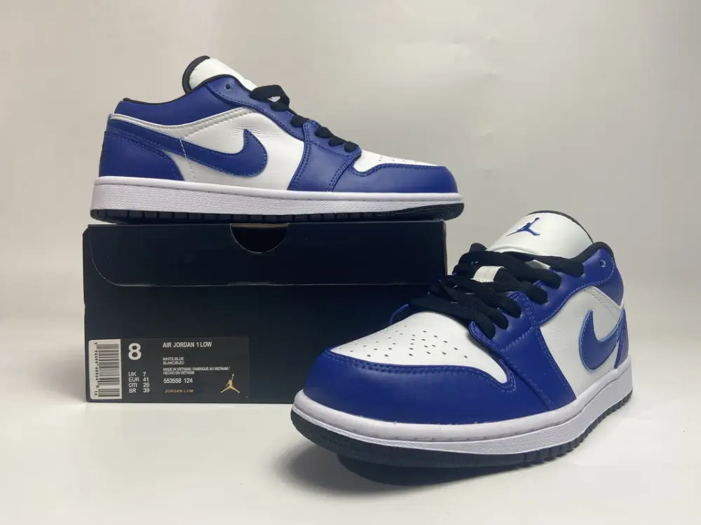 Air jordan 1 low reps Jordan 1 Low Game Royal 553558-124