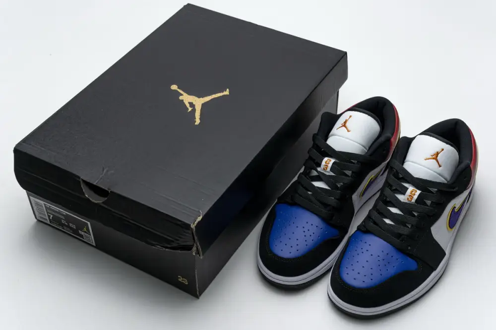 Air jordan 1 low copy Jordan 1 Low Lakers Top 3 CJ9216-051