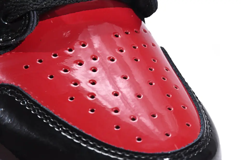 Air aj1 reps Jordan 1 High OG Bred Patent 555088-063