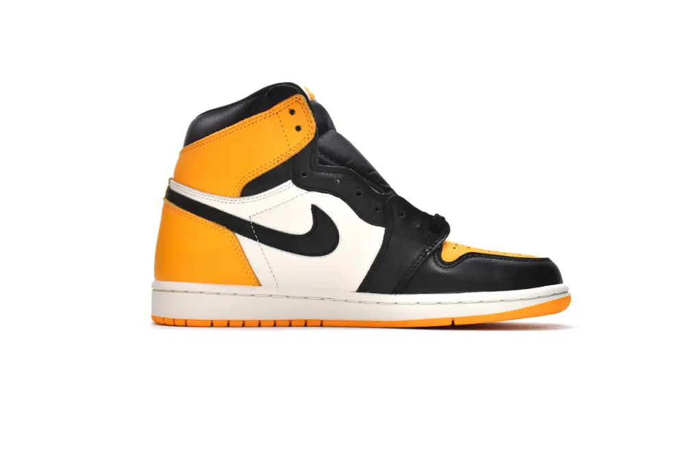 Air 1 to 1 jordan reps Jordan 1 High OG Yellow Toe  555088-711