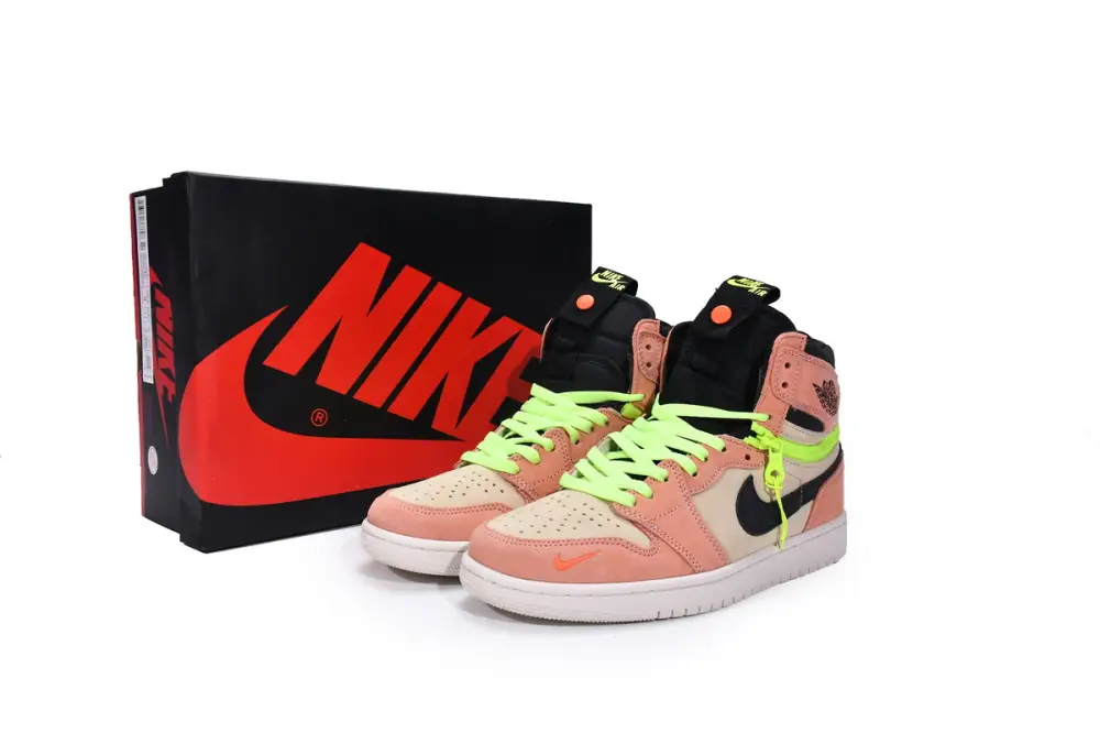 Air Jordan 1 high Reps Jordan 1 High Switch Apricot Powder CW6576-800