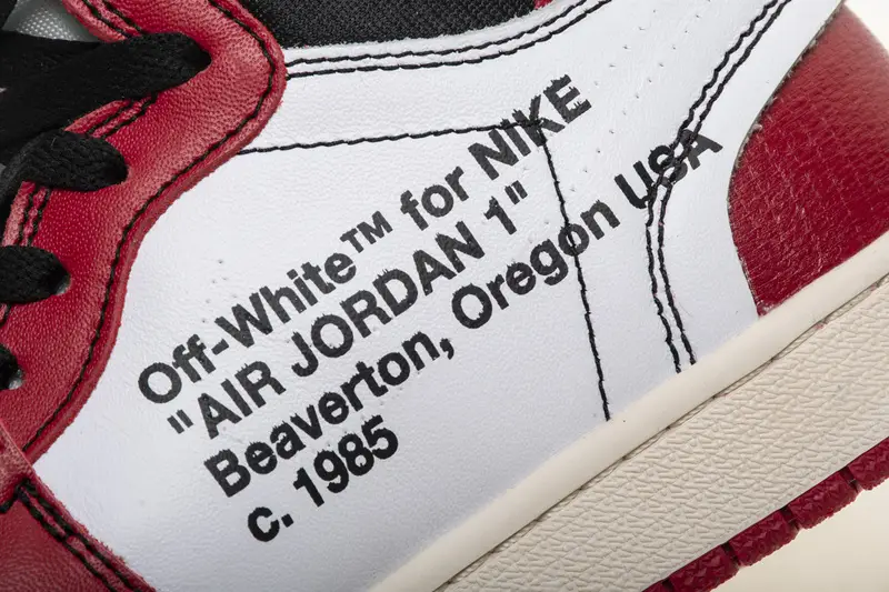 Air Jordan 1 Off White Chicago Reps Jordan 1 Retro High Off White Chicago AA3834-101