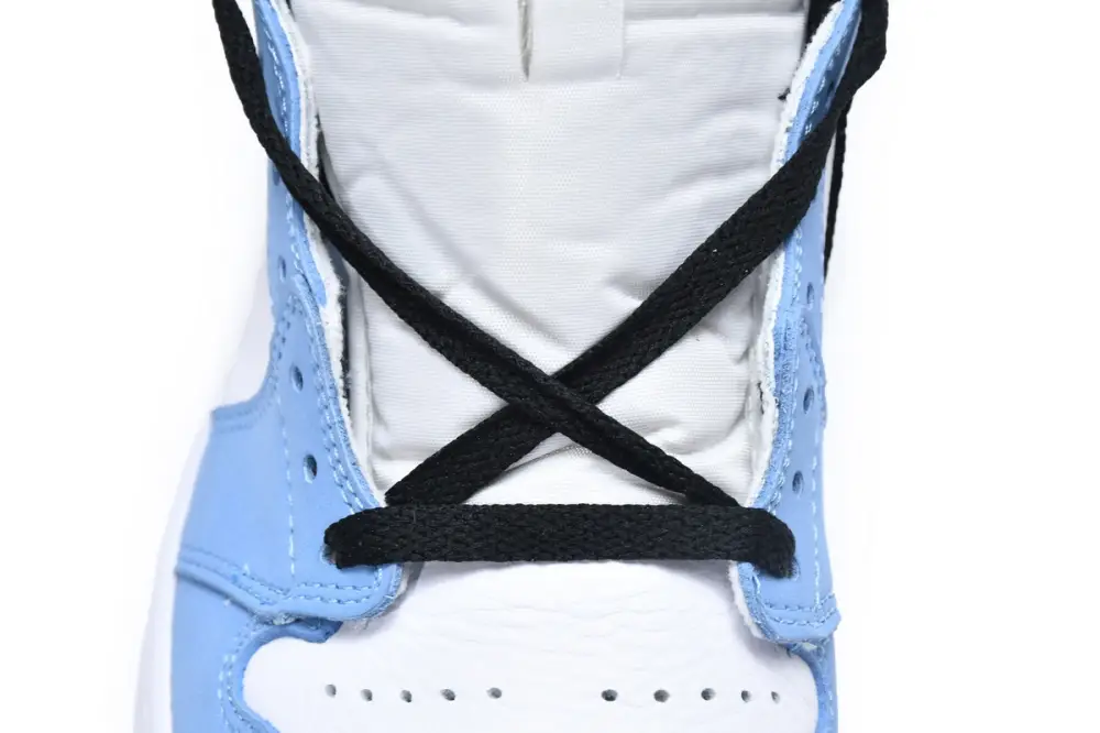 Air Replica Jordan 1 Jordan 1 Retro High White University Blue Black 555088-134(TOP quality)