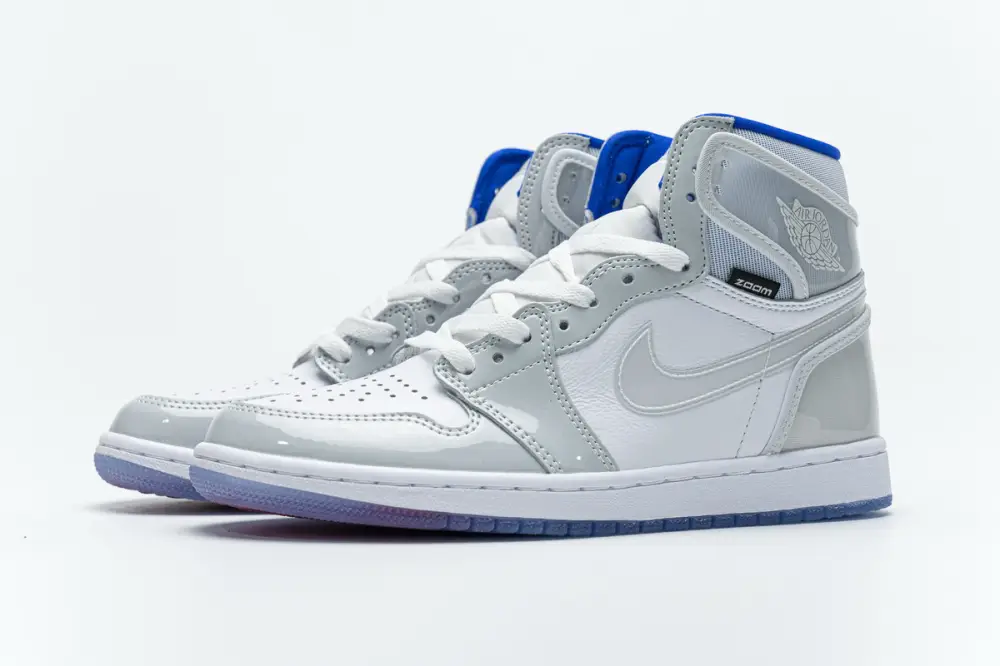 Air Jordan 1 Retro High Zoom White Racer Blue CK6637-104 