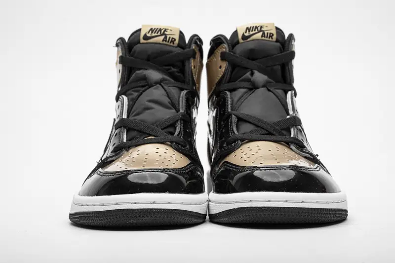 Air Jordan 1 Retro High NRG Patent Gold Toe 861428-007 