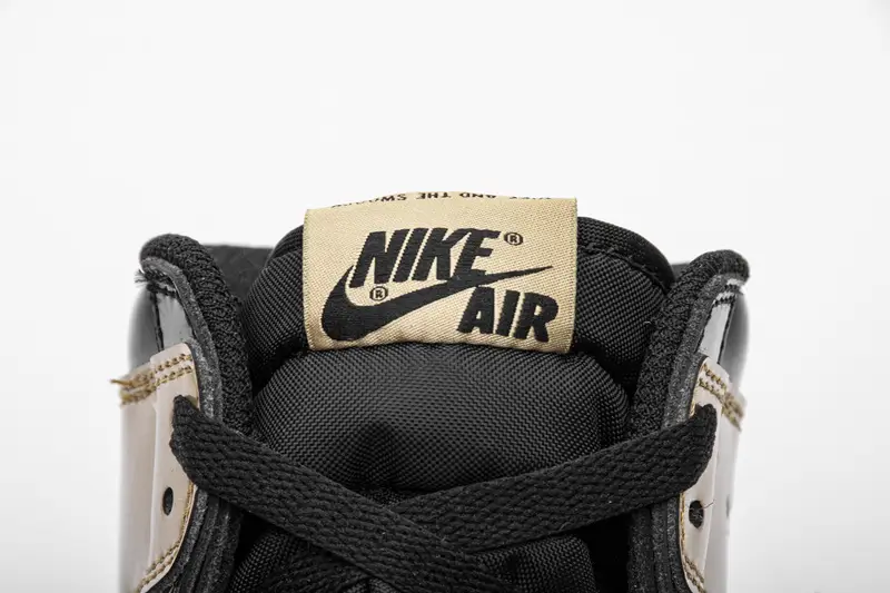 Air Jordan 1 Retro High NRG Patent Gold Toe 861428-007 