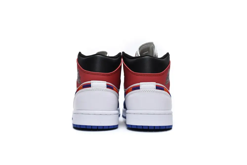 Air Jordan 1 Mid Multi-Color Swoosh 852542-146 