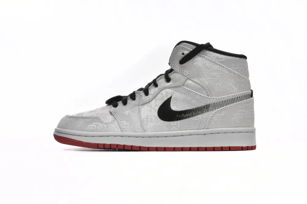 Air Jordan 1 Mid SE Fearless Edison Chen CLOT CU2804-100 D46C10