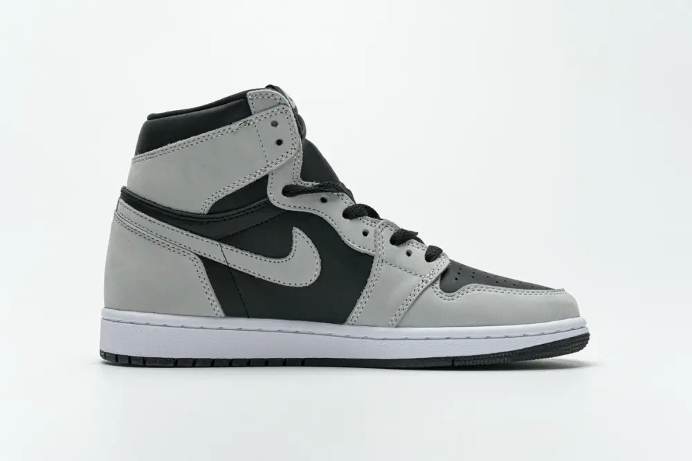 Air jordan 1 high reps Jordan 1 Shadow 2.0 Black Light Smoke Grey 555088-035