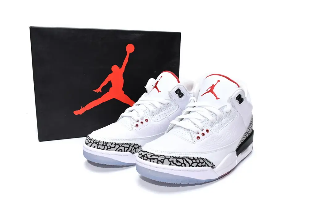 Air jordan 3 White Cement Jordan 3 Retro Free Throw Line White Cement 923096-101(2018)