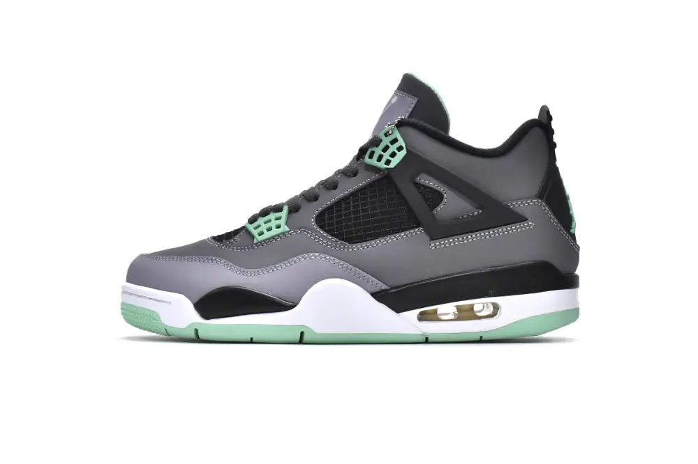 Air Jordan 4 Retro Green Glow 308497-033 (Top Quality) 2C6239