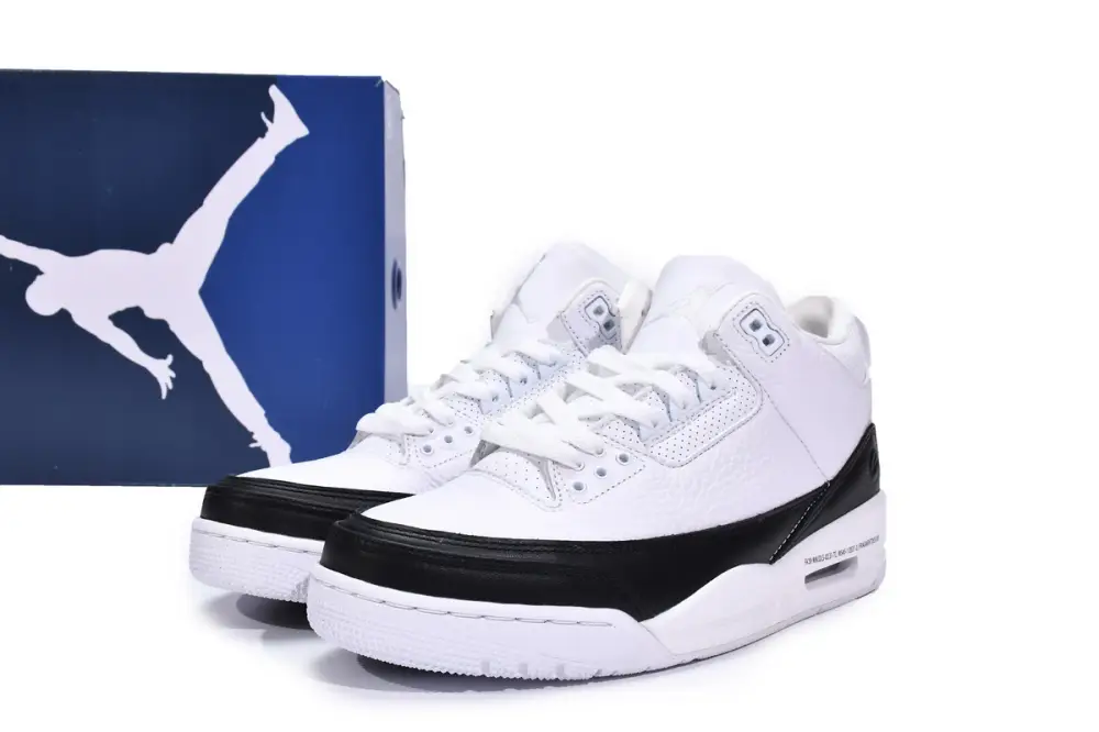Fragment Design x Air Jordan 3 Black White DA3595-100 55953593